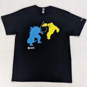 American Red Cross GODZILLA x KING KONG New Empire Movie Promo T-Shirt Large